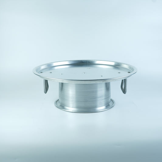 Aluminium tray with base